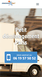 Mobile Screenshot of petitdemenagementparis.com